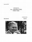 Research paper thumbnail of Josip Broz Tito