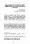 Research paper thumbnail of TIM INGOLD: DESDE LA COMPLEMENTARIEDAD A LA OBVIACIÓN: SOBRE LA DISOLUCIÓN DE LOS LÍMITES ENTRE LA ANTROPOLOGÍA SOCIAL, BIOLÓGICA, ARQUEOLOGÍA Y PSICOLOGÍA