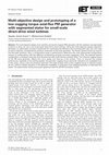 Research paper thumbnail of Multi-objective design and prototyping of a low cogging torque axial-flux PM generator with segmented stator for small-scale direct-drive wind turbines