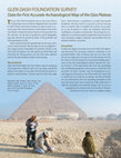 Research paper thumbnail of GLEN DASH FOUNDATION SURVEY: Data for First Accurate Archaeological Map of the Giza Plateau