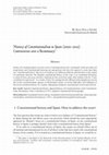 Research paper thumbnail of History of Constitutionalism in Spain: Controversies over a Bicentenary (2000–2015)