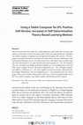 Research paper thumbnail of Using a Tablet Computer for EFL Positive Self-Review: Increases in Self-Determination Theory-Based Learning Motives