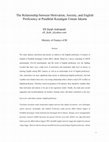 Research paper thumbnail of The Relationship among Motivation, Anxiety, and English Proficiency at Pusdiklat Keuangan Umum Jakarta