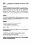 Research paper thumbnail of IEE 873 - A ECONOMIA POLÍTICA DOS GOVERNOS FHC, LULA, DILMA E TEMER: Bloco no Poder, Estado, Política Econômica e Crises