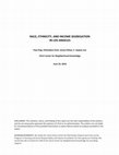 Research paper thumbnail of Race, ethnicity, and income segregation in Los Angeles