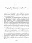 Research paper thumbnail of Uralkodói évfordulók és kutatástörténet: Luxemburgi IV. Károly az újabb történeti irodalomban [Royal Anniversaries and Research History: Charles IV of Luxemburg in Recent Historical Literature]