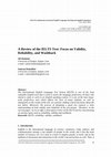 Research paper thumbnail of A Review of the IELTS Test: Focus on Validity, Reliability, and Washback