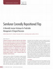 Research paper thumbnail of Semilunar Coronally Repositioned Flap A Minimally Invasive Technique for Predictable Management of Gingival Recession