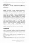 Research paper thumbnail of Dialetheism and the Problem of the Missing Difference