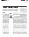 Research paper thumbnail of Persona, Familia y Trabajo