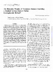 Research paper thumbnail of The Molecular Weights of Vertebrate Histones Exploiting a Modified Sodium Dodecyl Sulfate Electrophoretic Method