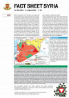 Research paper thumbnail of Fact Sheet Syria Nr.69 - 11.05.2018 until 13.08.2018