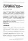 Research paper thumbnail of The encoding of ad hoc categories in Sanskrit: A synchronic and diachronic analysis of " compounds " with ādi