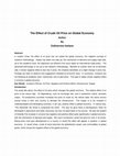 Research paper thumbnail of The Effect of Crude Oil Price on Global Economy