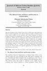 Research paper thumbnail of The African Union and Peace and Security in Central Africa