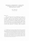 Research paper thumbnail of Mesurar la mortalitat a Catalunya (s.XIII-XIV): estat de la qüestió, metodologia i fonts