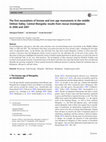 Research paper thumbnail of The first excavations of bronze and iron age monuments in the middle Orkhon Valley, Central Mongolia: results from rescue investigations in 2006 and 2007