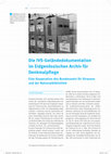 Research paper thumbnail of Die IVS-Geländedokumentation im Eidgenössischen Archiv für Denkmalpflege (EAD).pdf