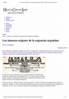 Research paper thumbnail of Los sinuosos orígenes de la eugenesia argentina