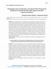 Research paper thumbnail of Participação social na elaboração e execução do Plano Plurianual de Macapá-AP no período de 2013 a 2016: alguns enunciados a partir do fenômeno