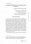 Research paper thumbnail of 2017 LAS TEORÍAS MATERIALISTAS Y LA ANTROPOLOGÍA DE LA RELIGIÓN