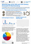 Research paper thumbnail of Weaning Age at the 10th and 11th Century Graveyard of Oberleiserberg (SSCIP Vienna 2018)
