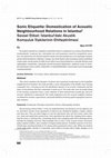 Research paper thumbnail of Sonic Etiquette: Domestication of Acoustic Neighbourhood Relations in Istanbul (Sessel Etiket: İstanbul'daki Akustik Komşuluk İlişkilerinin Ehlileştirilmesi)