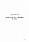 Research paper thumbnail of Melita Švob:  Židovska populacija  u Hrvatskoj i Zagrebu