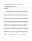 Research paper thumbnail of Assigning Polluter Responsibility: A Comparative Approach