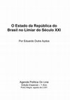 Research paper thumbnail of O Estado da República do Brasil no Limiar do Século XXI