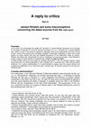 Research paper thumbnail of A reply to critics Part 3: Jansen-Winkeln and some misconceptions concerning the dated sources from the whm mswt