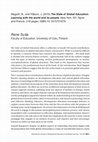 Research paper thumbnail of Book Review: Maguth, B. and Hilburn, J. (2015) The State of Global Education. Learning with the world and its people. New York, NY: Taylor and Francis. 218 pages. ISBN-10: 0415721679.