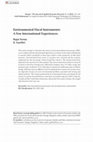 Research paper thumbnail of Environmental Fiscal Instruments: A Few International Experiences