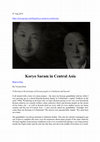 Research paper thumbnail of Koryo Saram in Central Asia