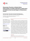 Research paper thumbnail of Phenotypic Plasticity of Boldo Mirim (Plectranthus neochilus Schlechter) within Rach of Children from Second Degree of Elementary School