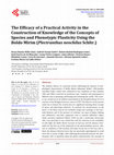 Research paper thumbnail of The Efficacy of a Practical Activity in the Construction of Knowledge of the Concepts of Species and Phenotypic Plasticity Using the Boldo Mirim (Plectranthus neochilus Schltr