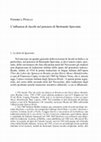 Research paper thumbnail of L'influenza di Jacobi nel pensiero di Bertrando Spaventa