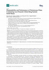 Research paper thumbnail of Photostability and Performance of Polystyrene Films Containing 1,2,4-Triazole-3-thiol Ring System Schiff Bases