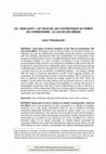 Research paper thumbnail of LE « BON GOUT » AU TRAVAIL. DE L'ESTHETIQUE AU TEMPS DU COMMUNISME : LE CAS DE ION BIBERI