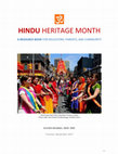 Research paper thumbnail of HINDU HERITAGE MONTH A RESOURCE BOOK FOR EDUCATORS, PARENTS, AND COMMUNITY