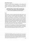 Research paper thumbnail of Merkezileşme ve Yerelleşme Tartışmaları Bağlamında Türk Yerel Yönetim Sisteminde Yaşanan Son Gelişmeler (2012-2018 arası) 

Recent Developments in The Turkish Local Government System in The Context Of Centralization And Decentralization Debates (2012-2018) 

KİTAP BÖLÜMÜ TÜRKÇESİ