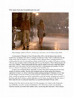 Research paper thumbnail of What makes Paris more beautiful under the rain?