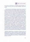 Research paper thumbnail of Recensione a: R.M. Marafioti, Gli Schwarze Hefte di Heidegger: un ‘passaggio’ del pensiero dell’essere, Il nuovo Melangolo, Genova 2016, 152 pp.