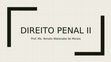 Research paper thumbnail of Direito Penal II