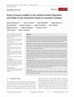 Research paper thumbnail of 2017. Scale of human mobility in the southern Andes (Argentina and Chile): A new framework based on strontium isotopes. (ABSTRACT ONLY. Request to author)