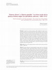 Research paper thumbnail of “Diarios chicos” y “diarios grandes”: la crítica visión de la prensa chilena según los periódicos satíricos, 1880-1910