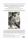 Research paper thumbnail of Biography of Jack Holland (1926-2014): Chert expert