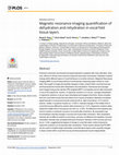 Research paper thumbnail of Magnetic resonance imaging quantification of dehydration and rehydration in vocal fold tissue layers