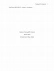 Research paper thumbnail of Final Project Human Resource Management Training & Development