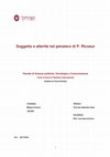 Research paper thumbnail of Soggetto e alterità nel pensiero di P. Ricoeur